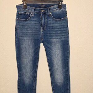 Lucky Brand Women's "Ava" Mid-Rise Skinny Jeans, Size 6/28 Ankle